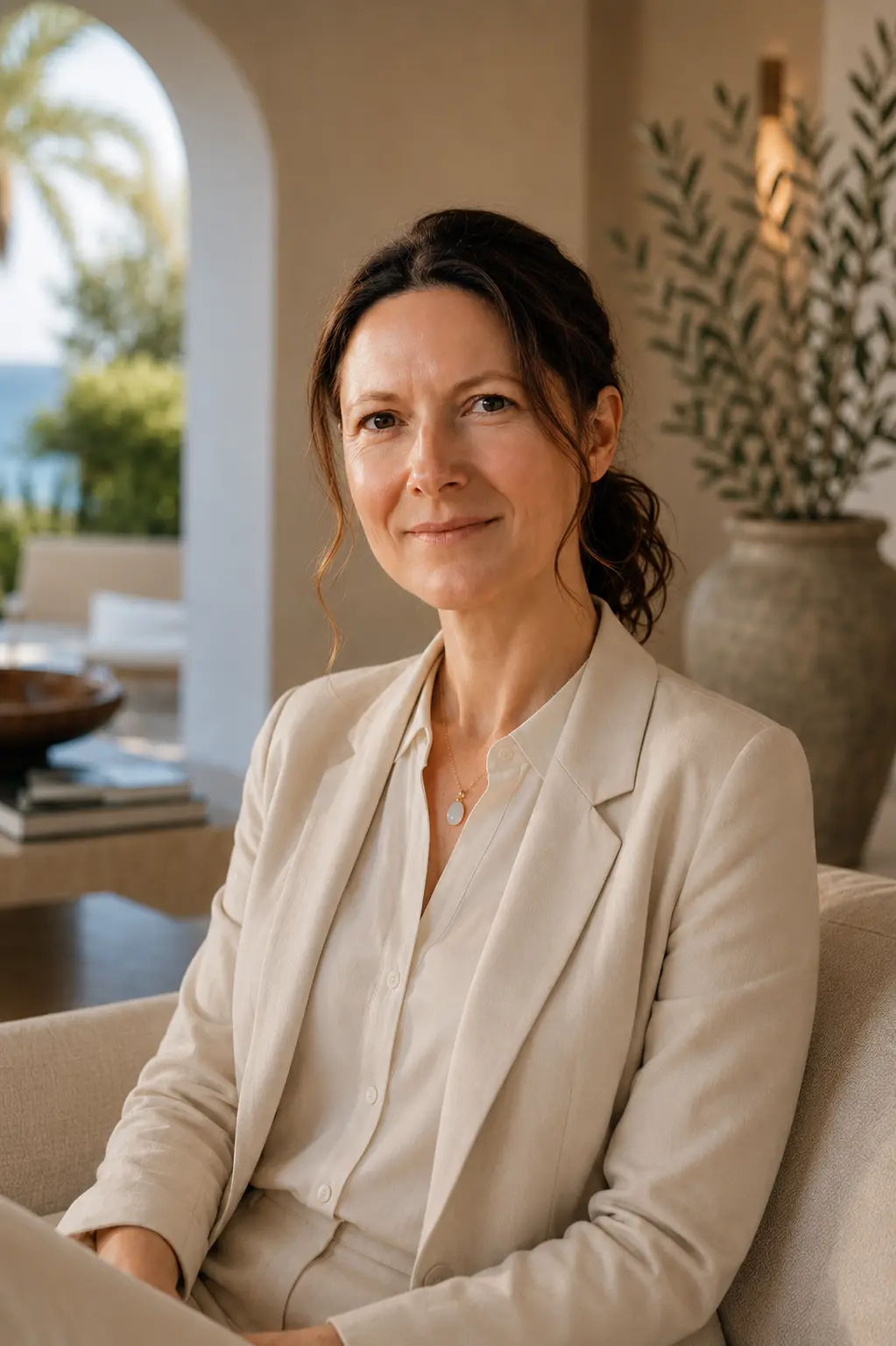 Portrait of Viktoria Vanyi, founder of Prestige Property Services